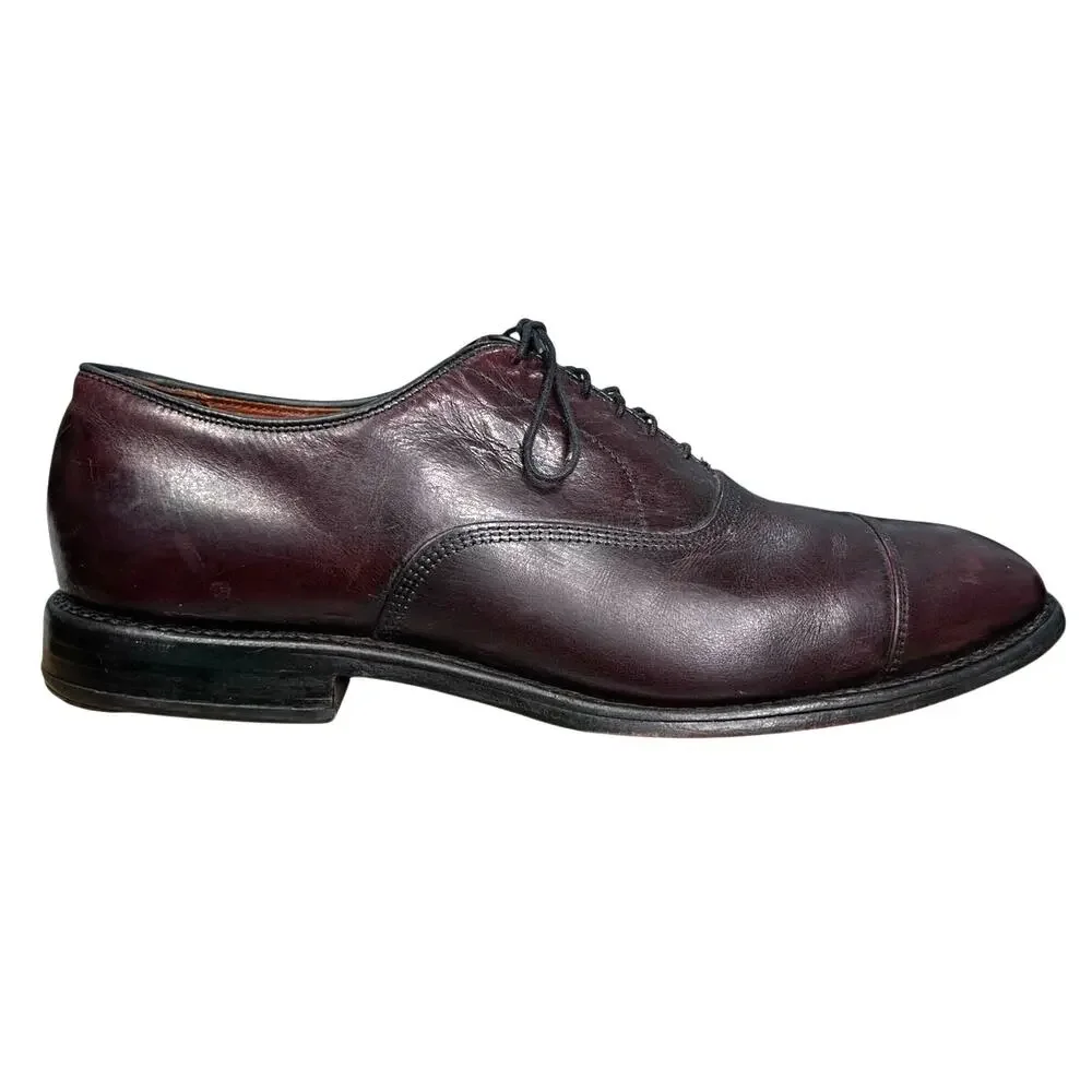 Allen Edmonds Men’s Park Avenue Burgundy Leather Oxford Size US 9 D